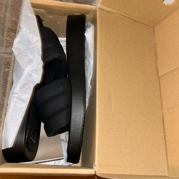 NIB Beach by Matisse Pax Slide Sandal in Black Size 8 - Picture 4 of 4